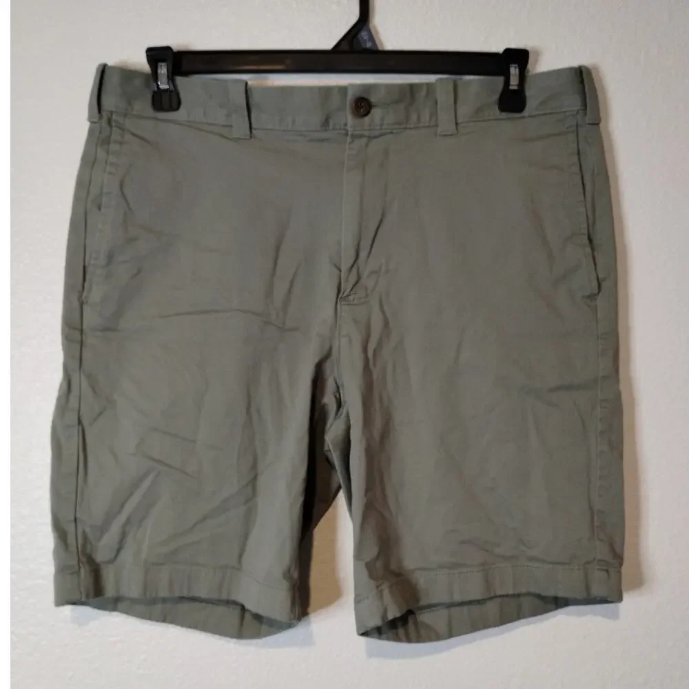 J. Crew Lot of 2 Men's Size 35 Flex Chino Shorts Flat Front 9